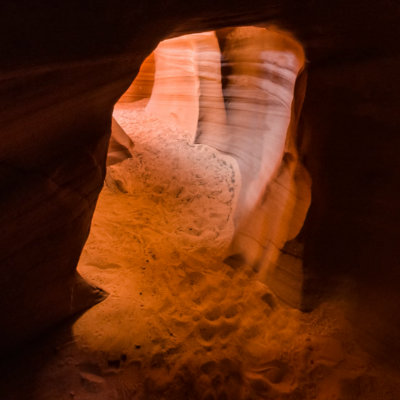 a person sitting in a dark room