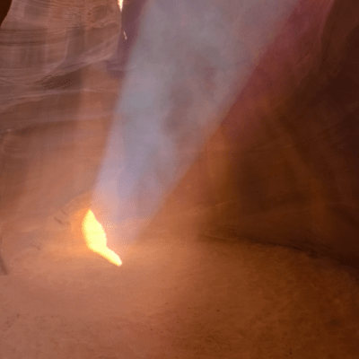 a close up of a fire